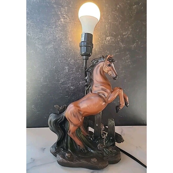 Lamp Table Night Lamp Horse Equine DWK  Just Base - Picture 1 of 10